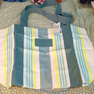 Aloha Collection Tide Nice Stripes Day Tripper Tote Bag New With Tags